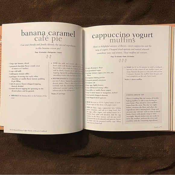 Coffee Drinks and Desserts cookbook. Like new/excellent condition hardcover. - Picture 3 of 4